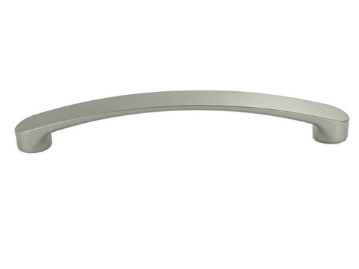 RUJZ DESIGN Bútorfogantyú - 160 319.19 - furattáv 160 mm - Ezüst inox (szálcsiszolt) SNiL - Zamak fém ötvözet - Egy méretben gyártott fém bútorfogantyú