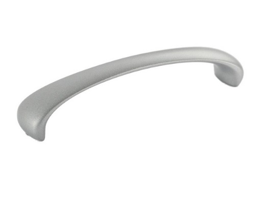 RUJZ DESIGN Fogantyú - 96 335.20 - furattáv 96 mm - Ezüst inox (szálcsiszolt) SNiL - Zamak fém ötvözet - Egy méretben gyártott fém bútorfogantyú