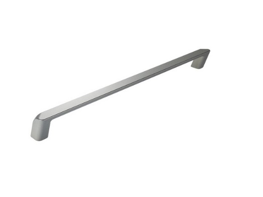 RUJZ DESIGN Bútor fogantyú - 588.25 - Ezüst inox (szálcsiszolt) SNiL - Zamak fém ötvözet - Több méretben gyártott fém bútorfogantyú
