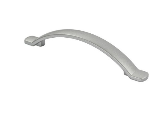 RUJZ DESIGN Fogantyú - 358.13 - Ezüst inox (szálcsiszolt) SNiL - Zamak fém ötvözet - Több méretben gyártott fém bútorfogantyú