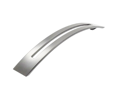 RUJZ DESIGN Bútorfogantyú - 361.25 - Ezüst inox (szálcsiszolt) SNiL - Zamak fém ötvözet - Több méretben gyártott fém bútorfogantyú