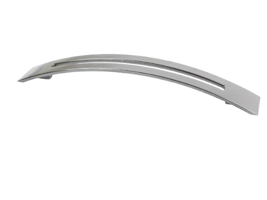 RUJZ DESIGN Bútorfogantyú - 361.25 - Ezüst inox (szálcsiszolt) SNiL - Zamak fém ötvözet - Több méretben gyártott fém bútorfogantyú