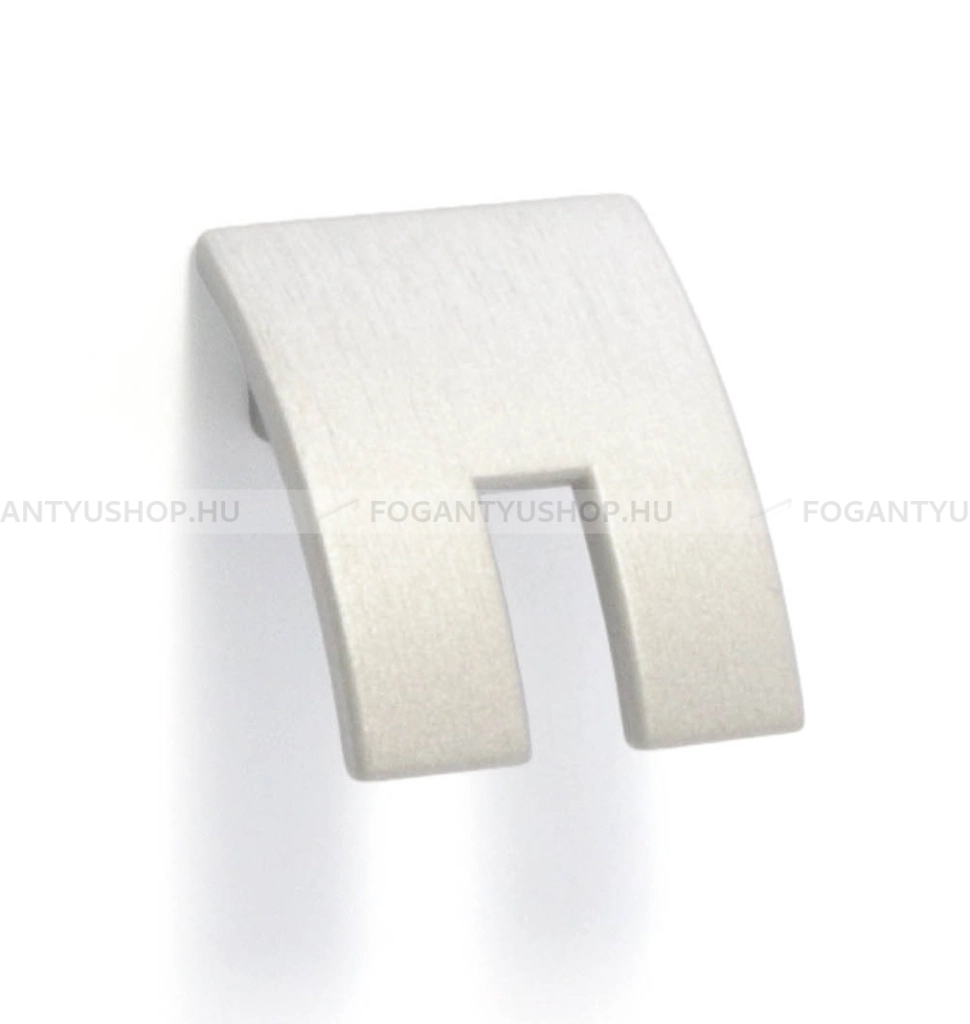 RUJZ DESIGN Gomb fogantyú - 16 362.21 - furattáv 16 mm - Ezüst inox (szálcsiszolt) SNiL - Zamak fém ötvözet - Fém gombfogantyú, bútorgomb (szögletes, kerek)