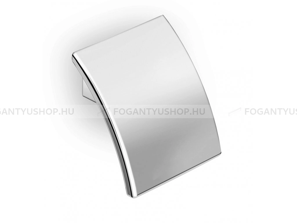 RUJZ DESIGN Gomb fogantyú - 16 362.21a - furattáv 16 mm - Fényes króm Cr - Zamak fém ötvözet - Fém gombfogantyú, bútorgomb (szögletes, kerek)