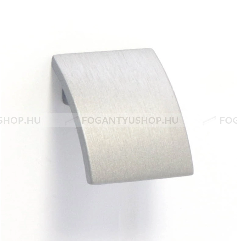 RUJZ DESIGN Bútorgomb - 16 362.21a - furattáv 16 mm - Ezüst inox (szálcsiszolt) SNiL - Zamak fém ötvözet - Fém gombfogantyú, bútorgomb (szögletes, kerek)