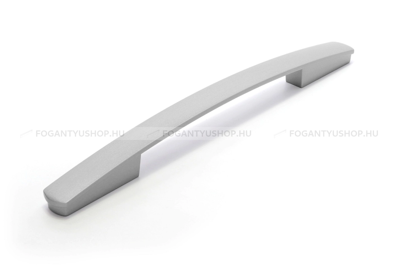 RUJZ DESIGN Bútor fogantyú - 160 387.20 - furattáv 160 mm - Ezüst inox (szálcsiszolt) SNiL - Zamak fém ötvözet - Egy méretben gyártott fém bútorfogantyú