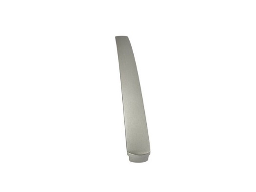 RUJZ DESIGN Bútor fogantyú - 160 387.20 - furattáv 160 mm - Ezüst inox (szálcsiszolt) SNiL - Zamak fém ötvözet - Egy méretben gyártott fém bútorfogantyú