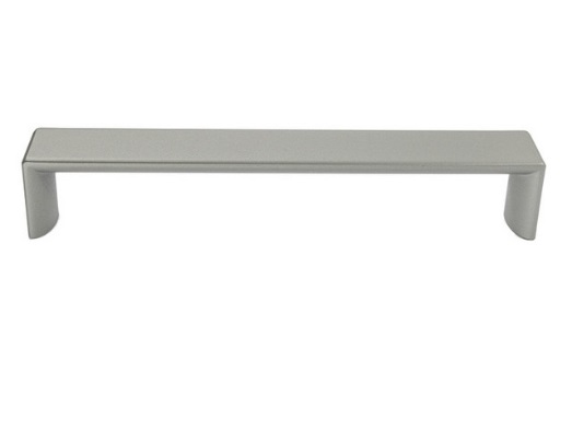 RUJZ DESIGN Bútor fogantyú - 160 495.25 - furattáv 160 mm - Ezüst inox (szálcsiszolt) SNiL - Zamak fém ötvözet - Egy méretben gyártott fém bútorfogantyú