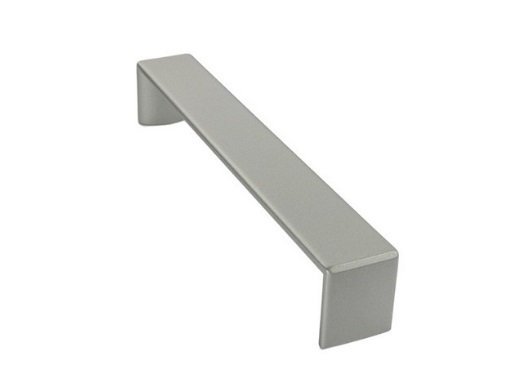 RUJZ DESIGN Bútor fogantyú - 160 495.25 - furattáv 160 mm - Ezüst inox (szálcsiszolt) SNiL - Zamak fém ötvözet - Egy méretben gyártott fém bútorfogantyú