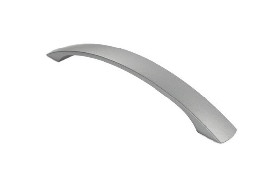 RUJZ DESIGN Fogantyú - 160 497.22 - furattáv 160 mm - Matt króm MCrL - Zamak fém ötvözet - Egy méretben gyártott fém bútorfogantyú