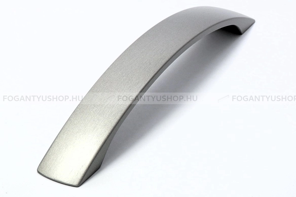 RUJZ DESIGN Fogantyú - 160 497.22 - furattáv 160 mm - Ezüst inox (szálcsiszolt) SNiL - Zamak fém ötvözet - Egy méretben gyártott fém bútorfogantyú