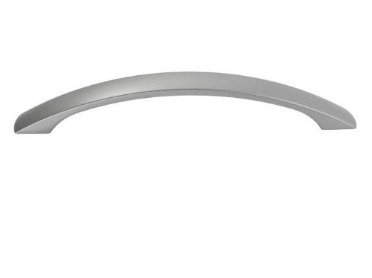RUJZ DESIGN Fogantyú - 160 497.22 - furattáv 160 mm - Ezüst inox (szálcsiszolt) SNiL - Zamak fém ötvözet - Egy méretben gyártott fém bútorfogantyú