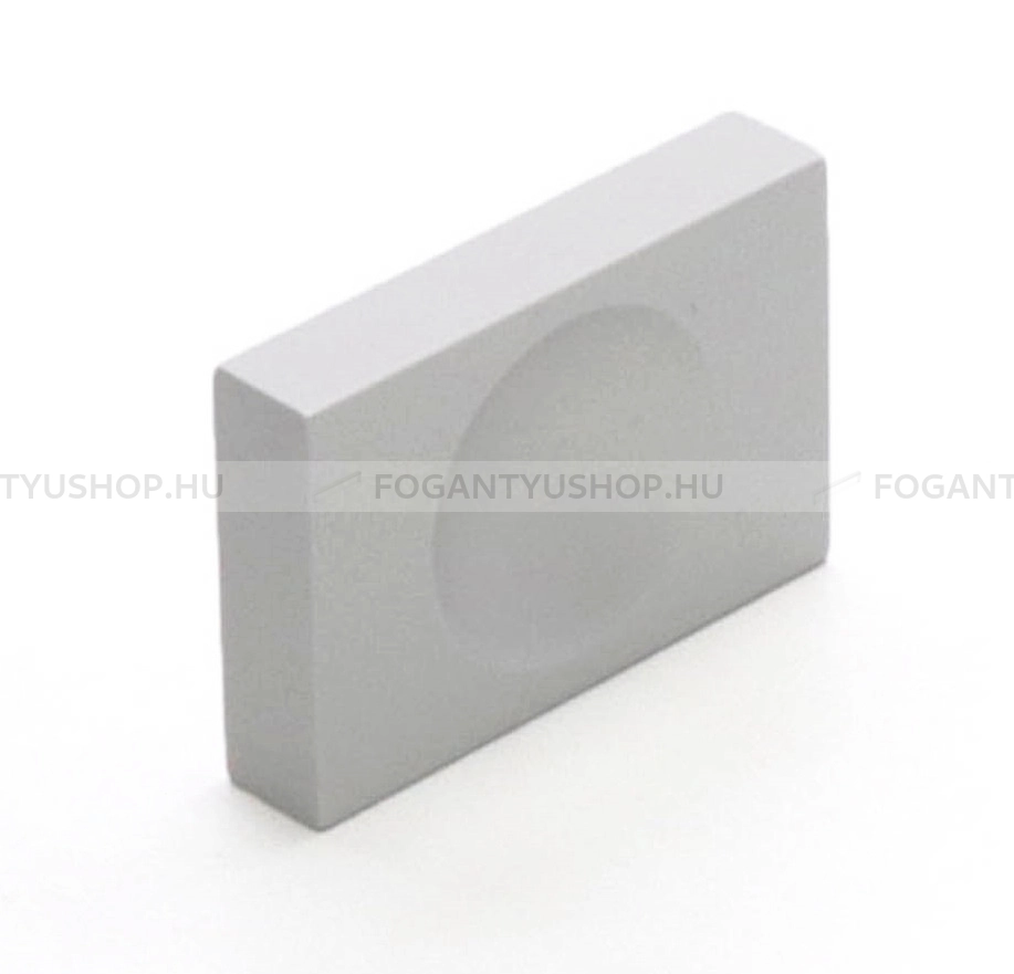 RUJZ DESIGN Gombfogantyú - 32 564.27 - furattáv 32 mm - Alumínium MCrE - Alumínium - Fém gombfogantyú, bútorgomb (szögletes, kerek)