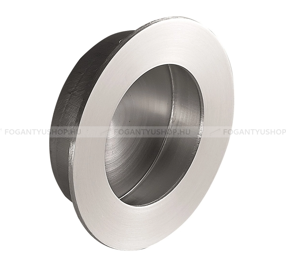 FURNIPART Bútorfogantyú - ROUND - Selyemfényű acél 25 - Inox - Rozsdamentes acél - inox fém bútorfogantyú