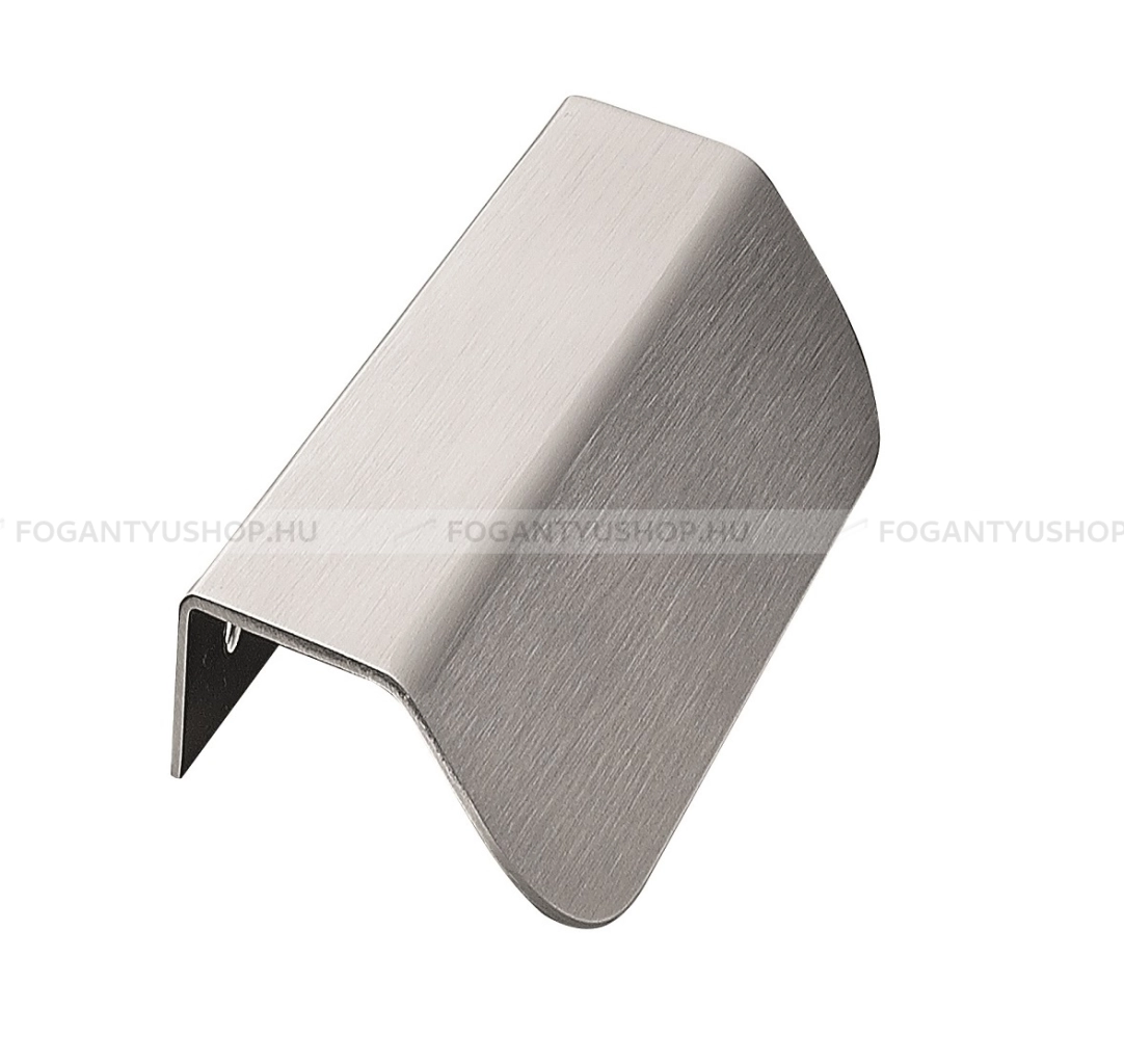 FURNIPART Bútorfogantyú - PLINTH HANDLE - Fényes szálcsiszolt  - Inox - Rozsdamentes acél - inox fém bútorfogantyú