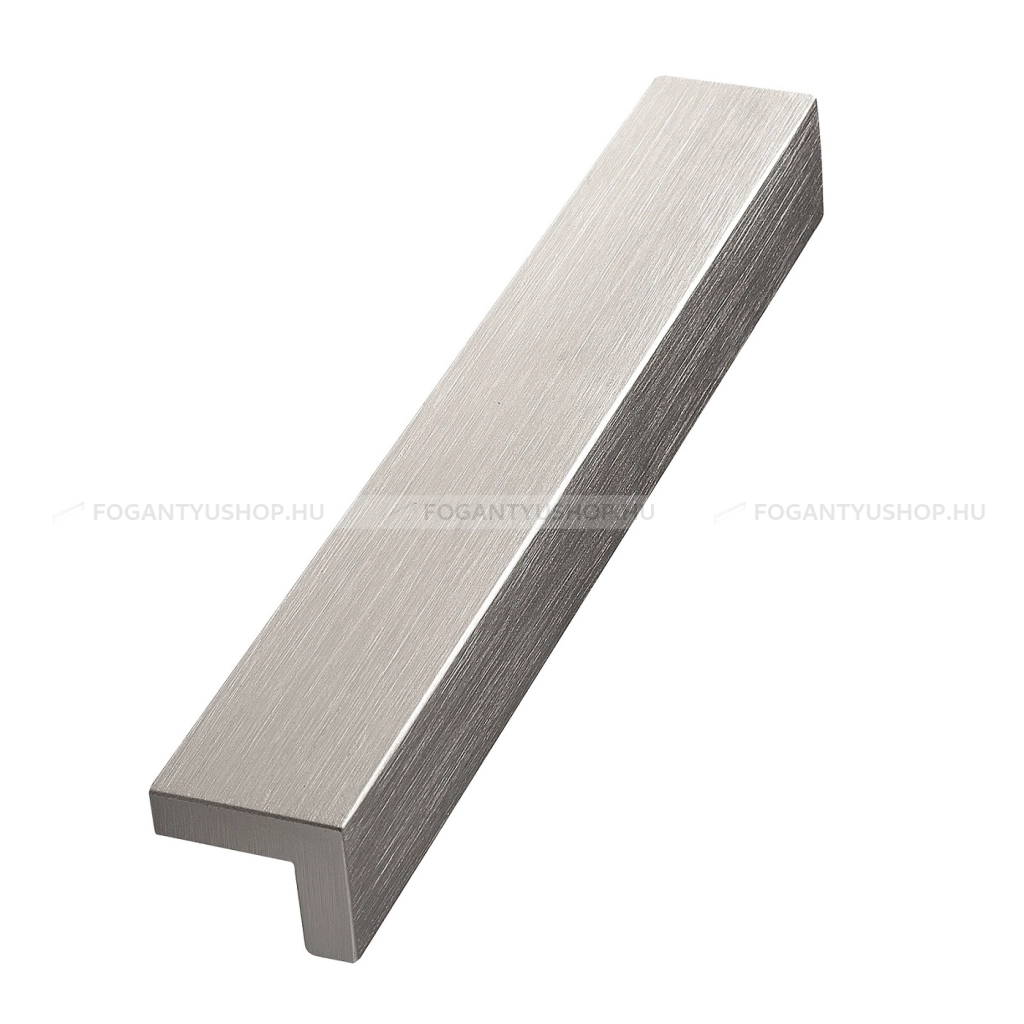 FURNIPART Bútor fogantyú - CUT 160 - furattáv 160 mm - Ezüst inox (szálcsiszolt) SNiL - Alumínium - Egy méretben gyártott fém bútorfogantyú