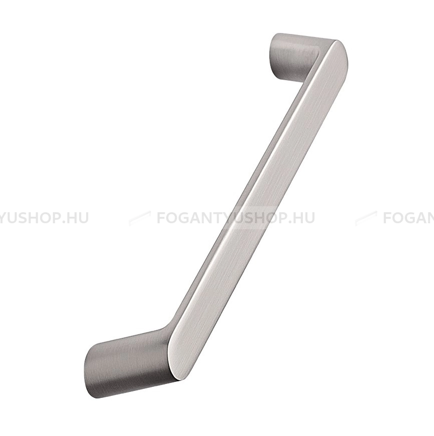 FURNIPART Fogantyú - LIGHT 160 - furattáv 160 mm - Szálcsiszolt inox  - Alumínium - Egy méretben gyártott fém bútorfogantyú