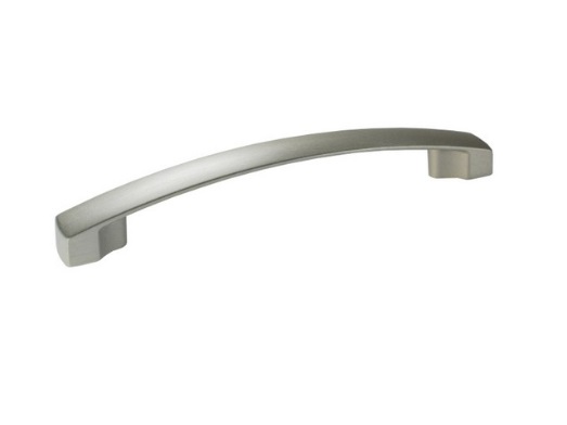 RUJZ DESIGN Bútorfogantyú - 583.19 - Ezüst inox (szálcsiszolt) SNiL - Zamak fém ötvözet - Több méretben gyártott fém bútorfogantyú