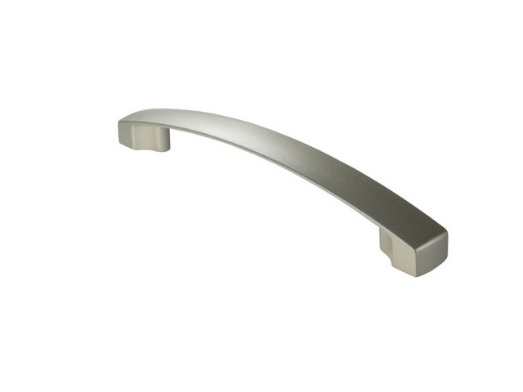 RUJZ DESIGN Bútorfogantyú - 583.19 - Ezüst inox (szálcsiszolt) SNiL - Zamak fém ötvözet - Több méretben gyártott fém bútorfogantyú