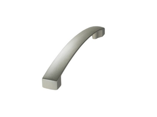 RUJZ DESIGN Bútorfogantyú - 583.19 - Ezüst inox (szálcsiszolt) SNiL - Zamak fém ötvözet - Több méretben gyártott fém bútorfogantyú
