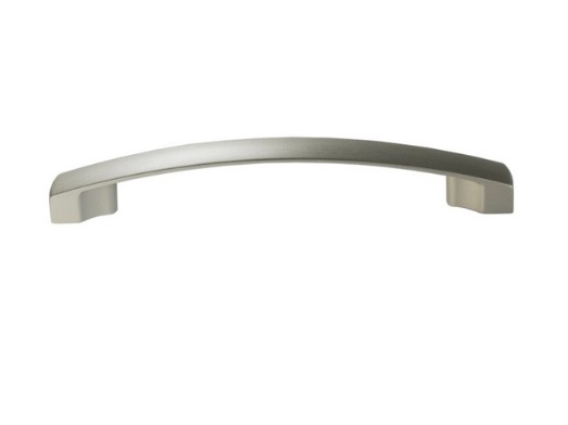 RUJZ DESIGN Bútorfogantyú - 583.19 - Ezüst inox (szálcsiszolt) SNiL - Zamak fém ötvözet - Több méretben gyártott fém bútorfogantyú