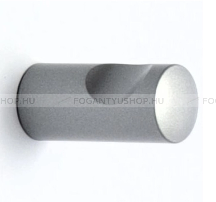 RUJZ DESIGN Gombfogantyú - 805.13L - 1 furatos - Festett aluminium hatás MCrEL - Alumínium - Fém gombfogantyú, bútorgomb (szögletes, kerek)