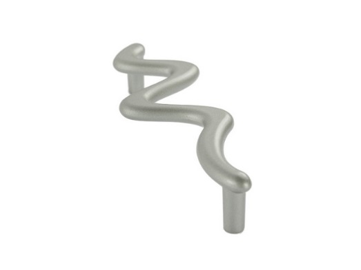 RUJZ DESIGN Bútor fogantyú - 128 306.08 - furattáv 128 mm - Fényes króm Cr - Zamak fém ötvözet - Egy méretben gyártott fém bútorfogantyú