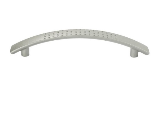 RUJZ DESIGN Fogantyú - 96 431.24r - furattáv 96 mm - Matt króm MCrL - Zamak fém ötvözet - Egy méretben gyártott fém bútorfogantyú