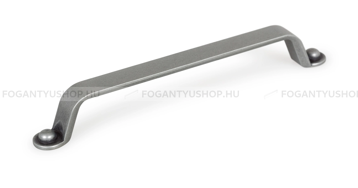 VIEFE Bútor fogantyú - BUTTON 160 Vintage Z610 - furattáv 160 mm - Ónszürke Z610 - Zamak fém ötvözet - Klasszikus, vintage, antik fém bútorfogantyú