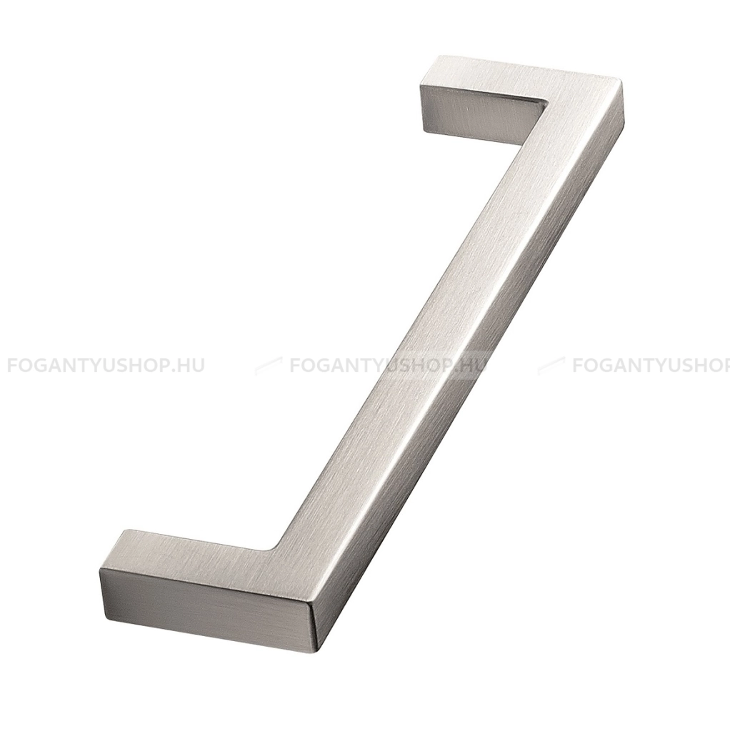 FURNIPART Fogantyú - SQUARE 10 - Szálcsiszolt 66 - Zamak fém ötvözet - Több méretben gyártott fém bútorfogantyú