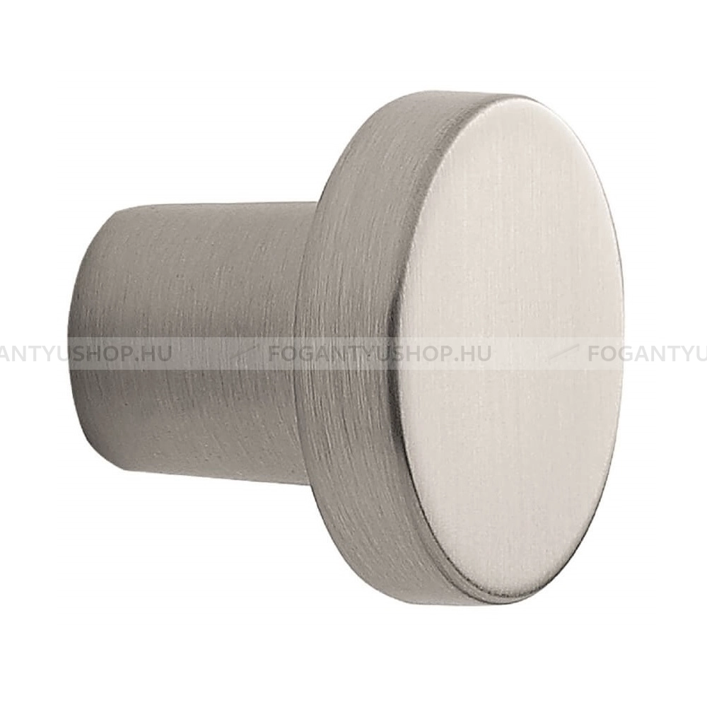 FURNIPART Bútorgomb - DOT - 1 furatos - Szálcsiszolt 66 - Zamak fém ötvözet - Fém gombfogantyú, bútorgomb (szögletes, kerek)