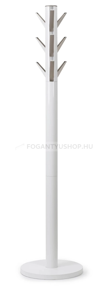 UMBRA Kabát fogas - FLAPPER - Fehér - Fa, Fém - Álló fogas