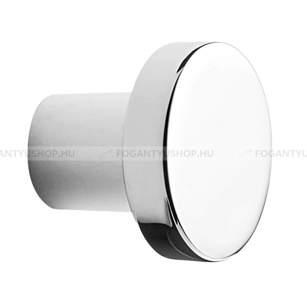 FURNIPART Bútorgomb - DOT - 1 furatos - Fényes króm 08 - Zamak fém ötvözet - Fém gombfogantyú, bútorgomb (szögletes, kerek)