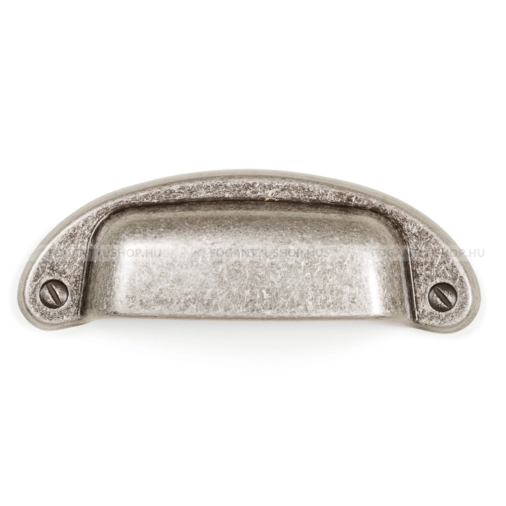 VIEFE Bútor fogantyú - PETRA 64 Z612 - furattáv 64 mm - Antik ezüst Z612 - Zamak fém ötvözet - Klasszikus, vintage, antik fém bútorfogantyú