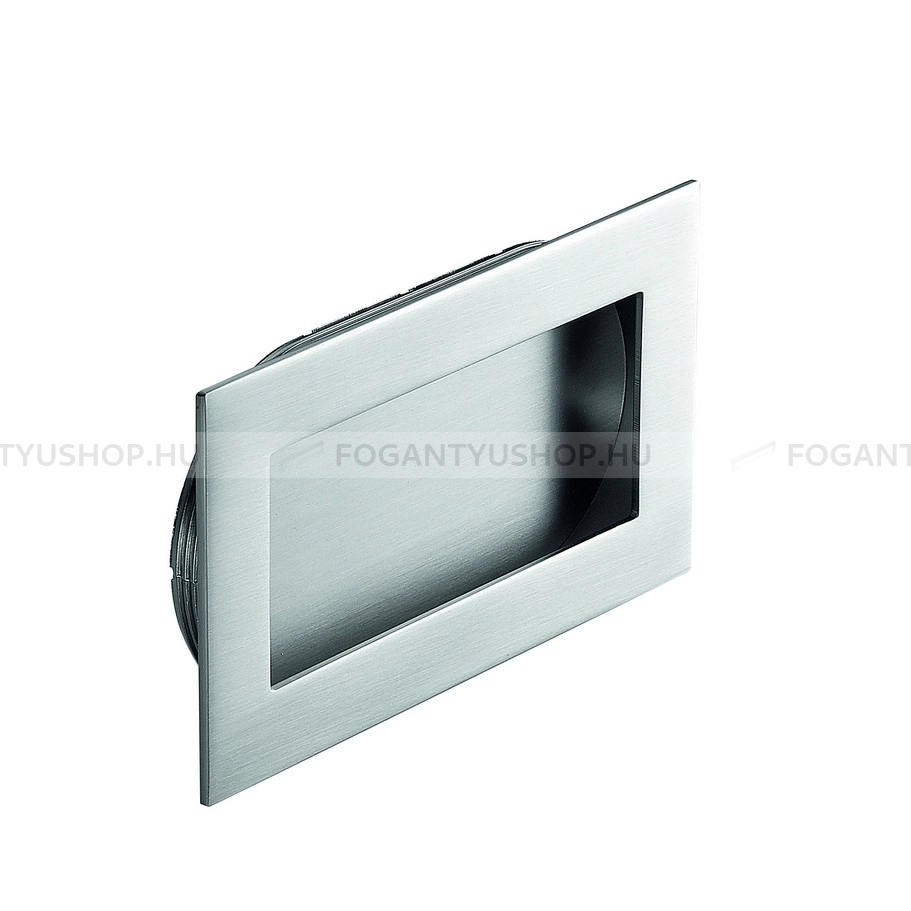 FURNIPART Bútor fogantyú - INN 50X160 - 1 furatos - Matt króm 09 - Zamak fém ötvözet - Bútorajtó felületébe marható, süllyeszthető fém fogantyú