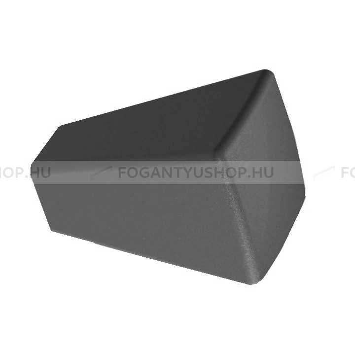 RUJZ DESIGN Bútorgomb - 199.15L Festett - 1 furatos - Festett titán szürke TitL - Zamak fém ötvözet - Színes fém gombfogantyú, bútorgomb