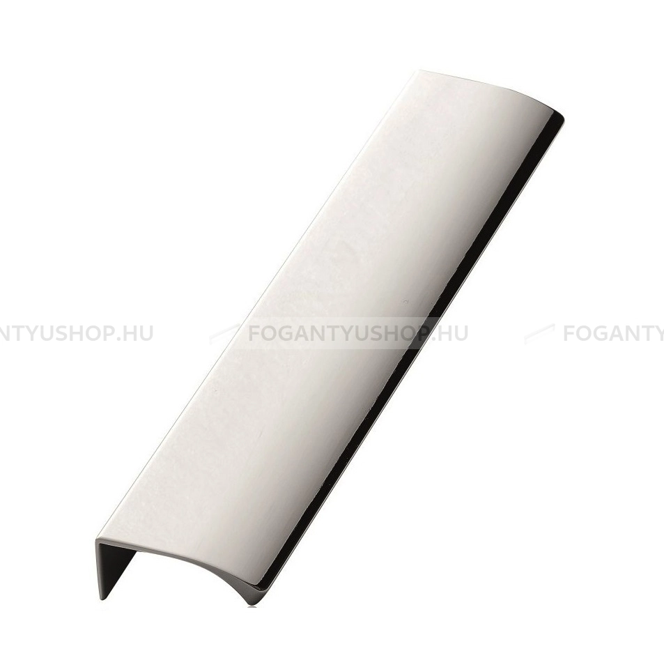 FURNIPART Bútorfogantyú - EDGE STRAIGHT - Fényes króm 08 - Alumínium - Bútorajtó élére ültethető fém fogantyú
