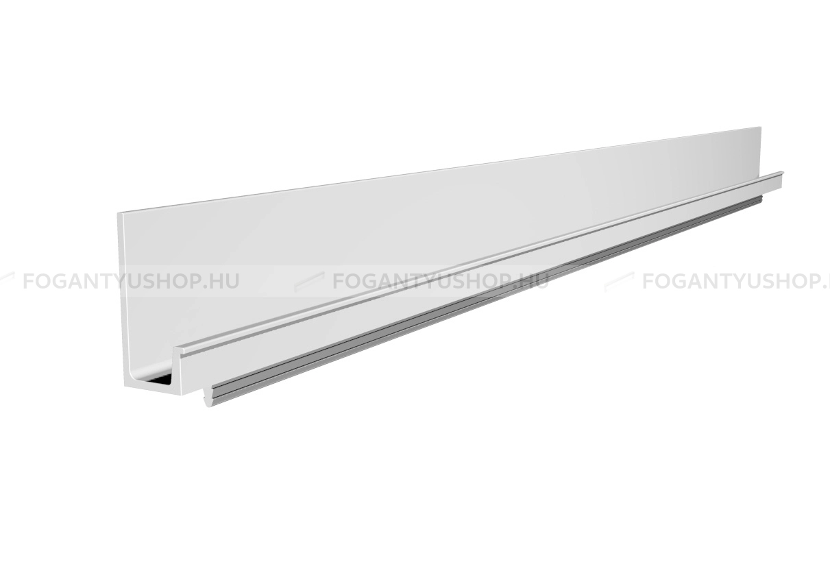 RUJZ DESIGN Bútorfogantyú - us 2139 - 1 furatos - Alumínium MCrE - Alumínium - Darabolható fém bútorfogantyú (fogantyú profil)