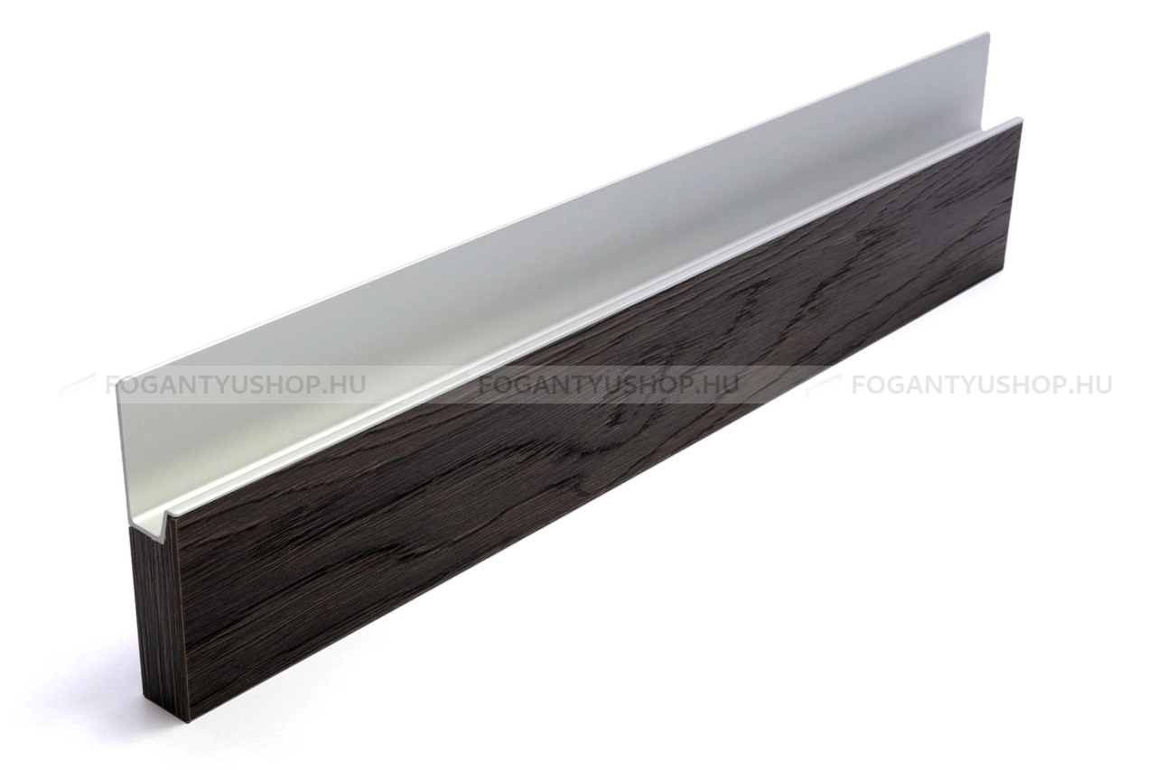 RUJZ DESIGN Bútorfogantyú - us 2159B - 1 furatos - Alumínium MCrE - Alumínium - Darabolható fém bútorfogantyú (fogantyú profil)