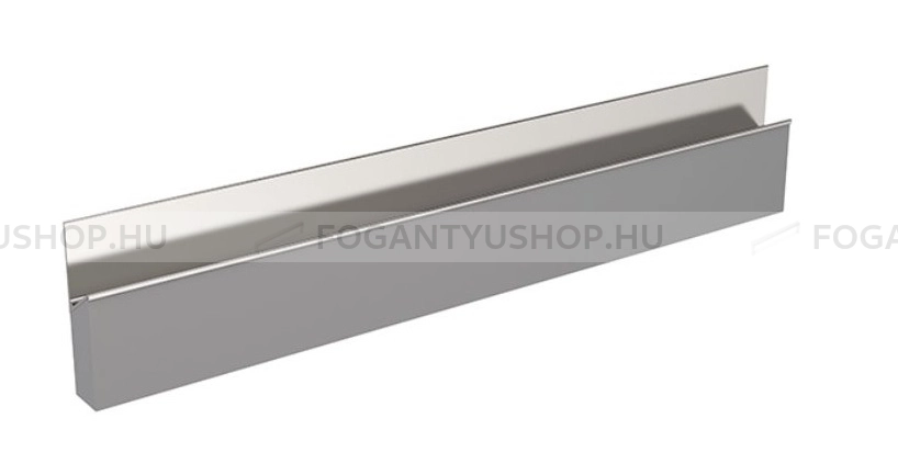 RUJZ DESIGN Fogantyú - us 2197B - Alumínium MCrE - Alumínium - Bútorajtó élébe marható, süllyeszthető fém fogantyú