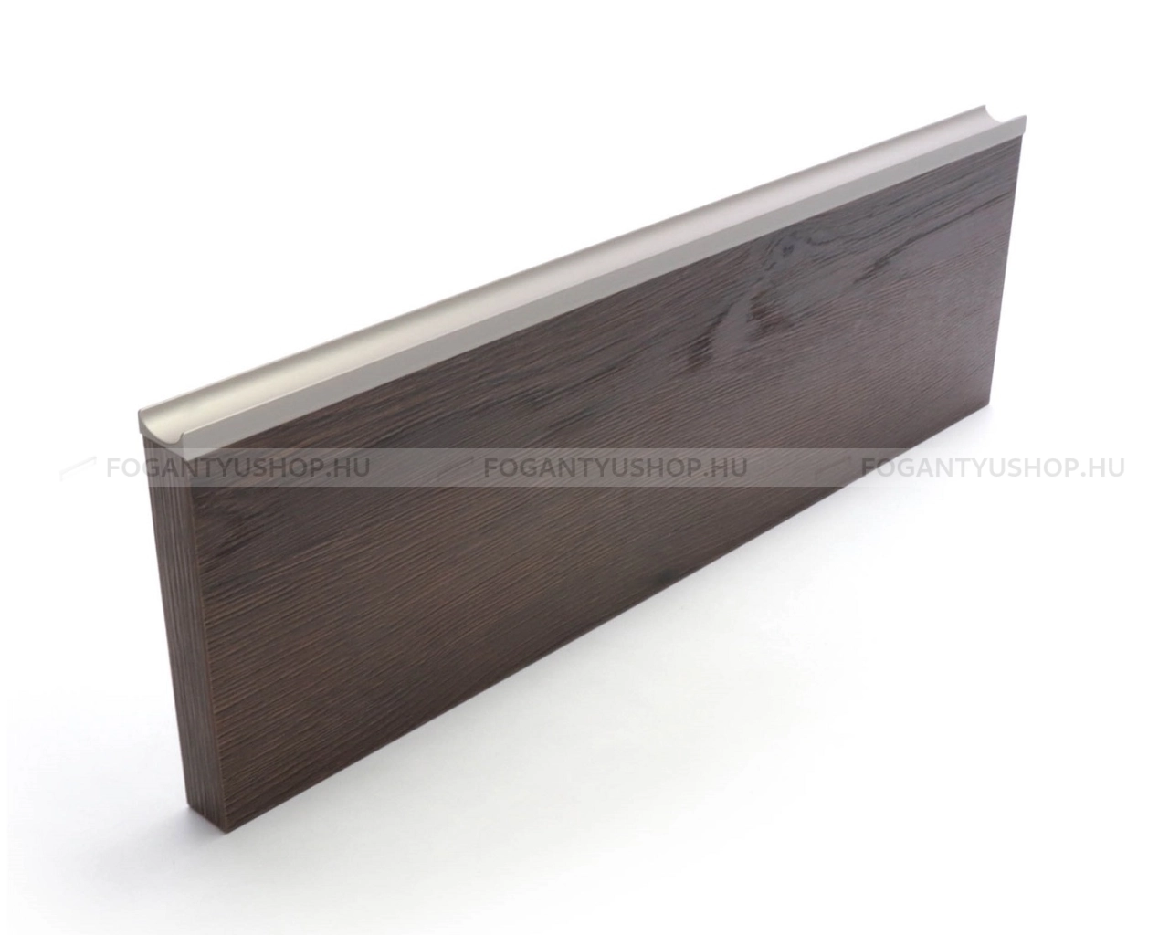 RUJZ DESIGN Fogantyú - us 2198 - Ezüst Silver - Alumínium - Bútorajtó élébe marható, süllyeszthető fém fogantyú