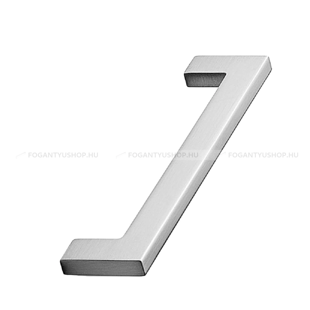 FURNIPART Bútor fogantyú - FLAT - Szálcsiszolt 66 - Zamak fém ötvözet - Több méretben gyártott fém bútorfogantyú