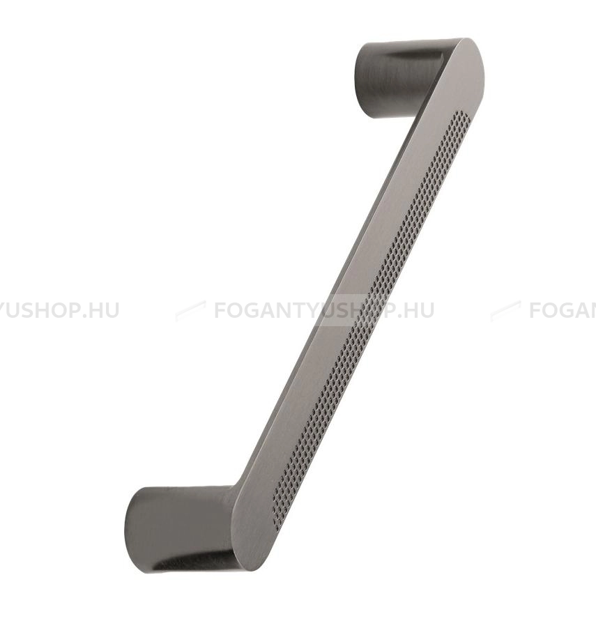 FURNIPART Bútorfogantyú - METRO 160 - furattáv 160 mm - Csiszolt antracit 91 - Zamak fém ötvözet - Klasszikus, vintage, antik fém bútorfogantyú