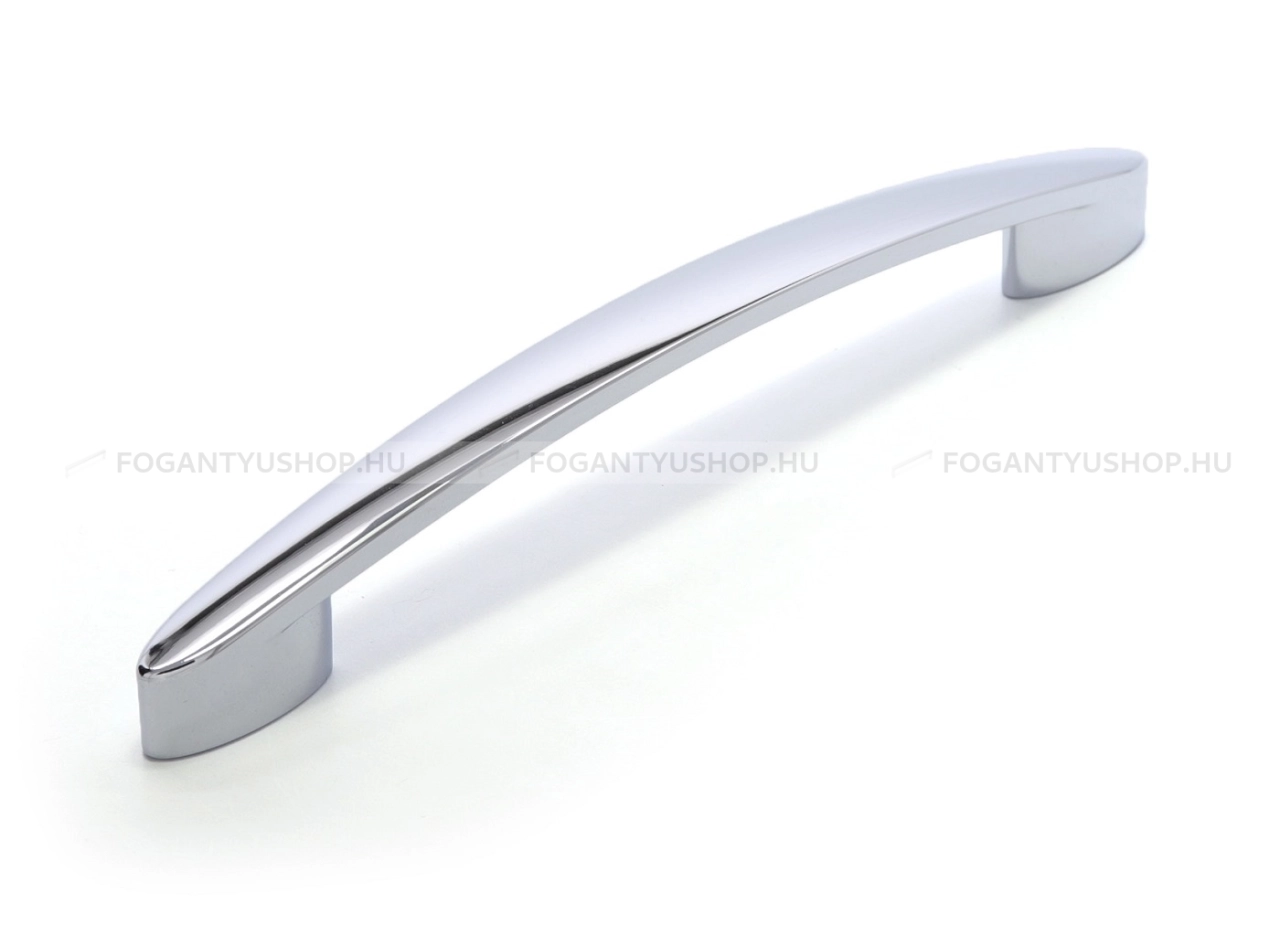 RUJZ DESIGN Fogantyú - 160 360.28 - furattáv 160 mm - Fényes króm Cr - Zamak fém ötvözet - Egy méretben gyártott fém bútorfogantyú