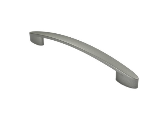 RUJZ DESIGN Fogantyú - 160 360.28 - furattáv 160 mm - Matt króm MCrL - Zamak fém ötvözet - Egy méretben gyártott fém bútorfogantyú
