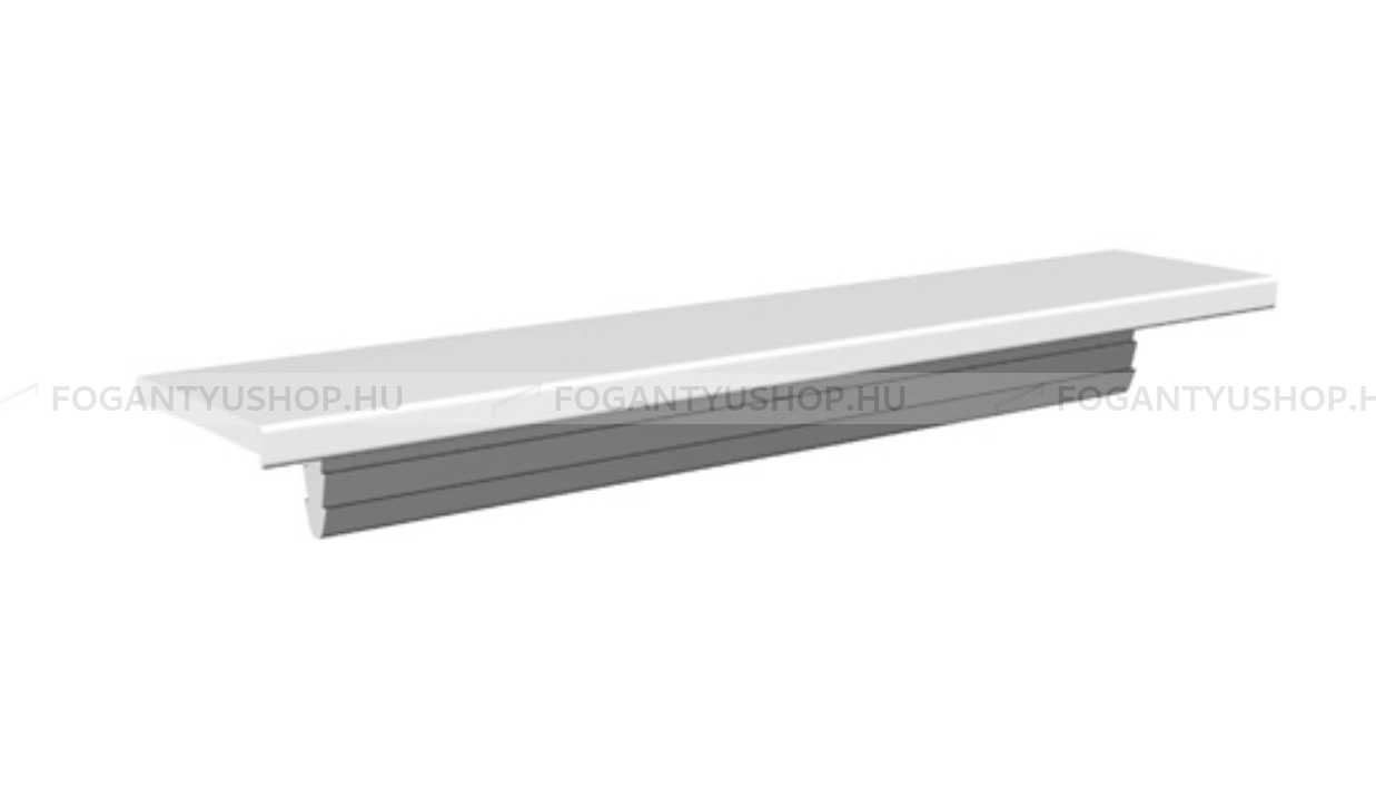 RUJZ DESIGN Bútorfogantyú - 442.19 - 1 furatos - Alumínium MCrE - Zamak fém ötvözet - Darabolható fém bútorfogantyú (fogantyú profil)