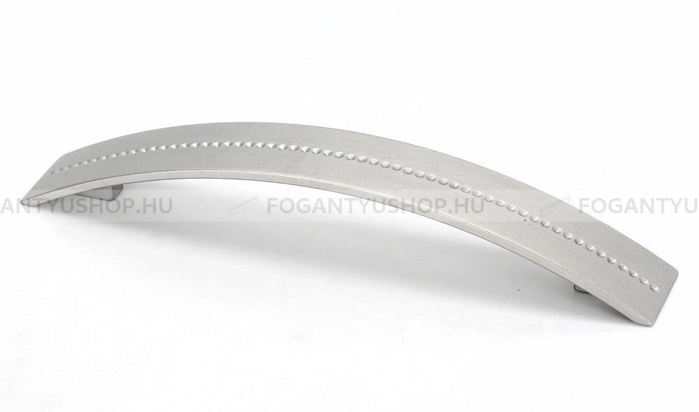 RUJZ DESIGN Bútor fogantyú - 462.25b - Ezüst inox (szálcsiszolt) SNiL - Zamak fém ötvözet - Több méretben gyártott fém bútorfogantyú