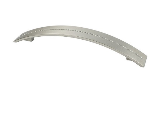 RUJZ DESIGN Bútor fogantyú - 462.25b - Ezüst inox (szálcsiszolt) SNiL - Zamak fém ötvözet - Több méretben gyártott fém bútorfogantyú