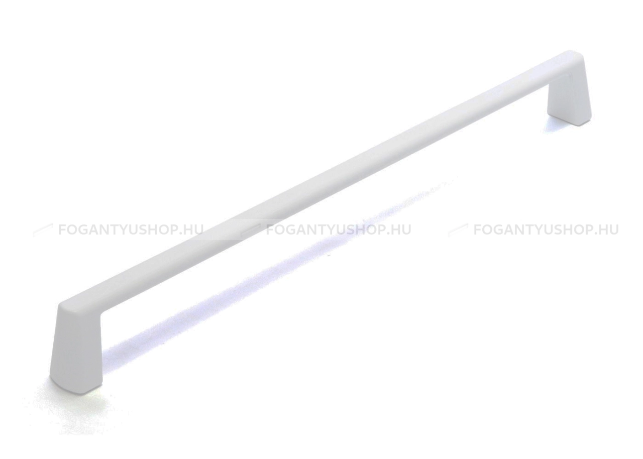 RUJZ DESIGN Bútor fogantyú - 587.25L Festett - Festett fehér WhiteL - Zamak fém ötvözet - Több méretben gyártott színes fém bútorfogantyú