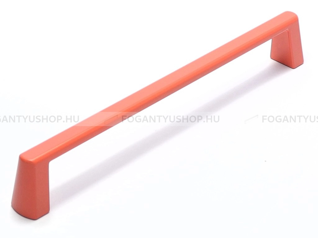 RUJZ DESIGN Bútor fogantyú - 587.25L Narancssárga - Narancssárga oranzna1 - Zamak fém ötvözet - Több méretben gyártott színes fém bútorfogantyú
